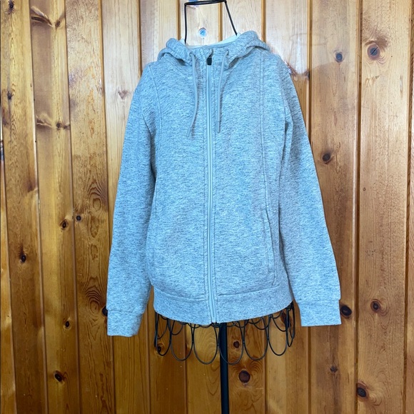Figs on shift full zip hoodie size XS essential heather gray hoodie nurse wear - Picture 3 of 12